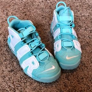Mint Nike Air Uptempos